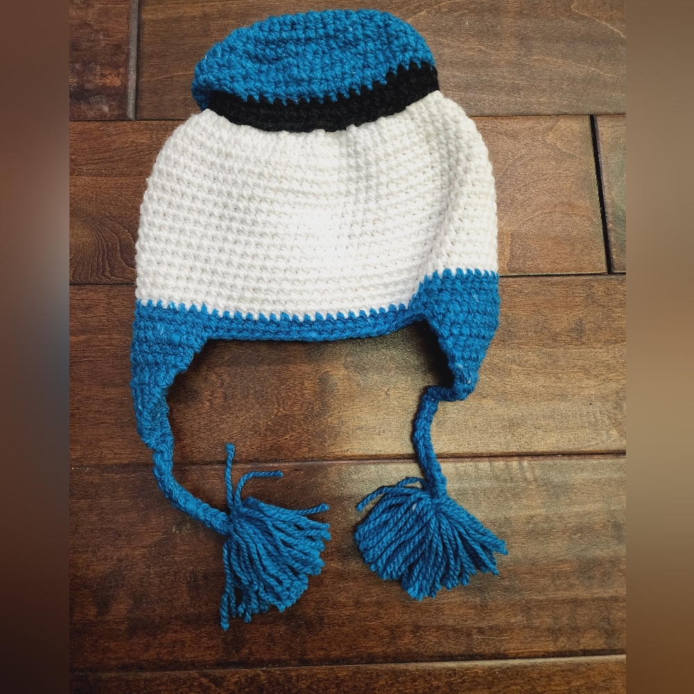 Handknit Crochet Disney Duck Inspired Toddler Beanie - Picture 4 of 8